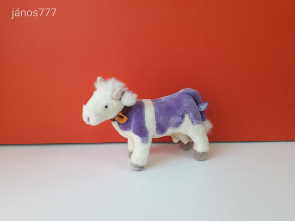 Eredeti MILKA tehén plüss kabala figura 28 cm-es szarvasmarha plüssfigura ! EXTRA !