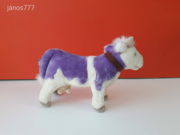Eredeti MILKA tehén plüss kabala figura 28 cm-es szarvasmarha plüssfigura ! EXTRA !
