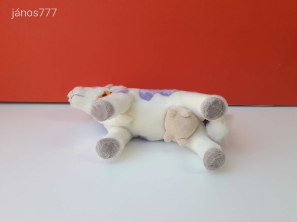 Eredeti MILKA tehén plüss kabala figura 28 cm-es szarvasmarha plüssfigura ! EXTRA !
