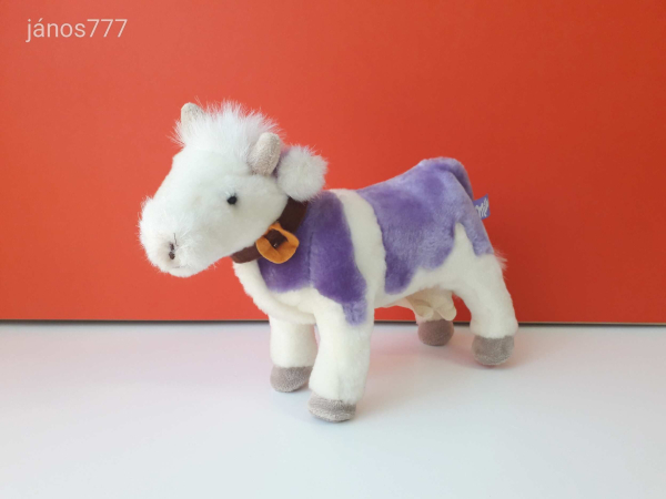Eredeti MILKA tehén plüss kabala figura 28 cm-es szarvasmarha plüssfigura ! EXTRA !
