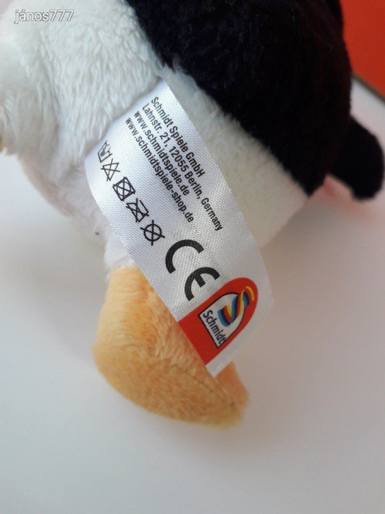 Eredeti Schmidt Madagascar Skipper Madagaszkár pingvinjei KAPITÁNY pingvin plüss kabala figura !!
