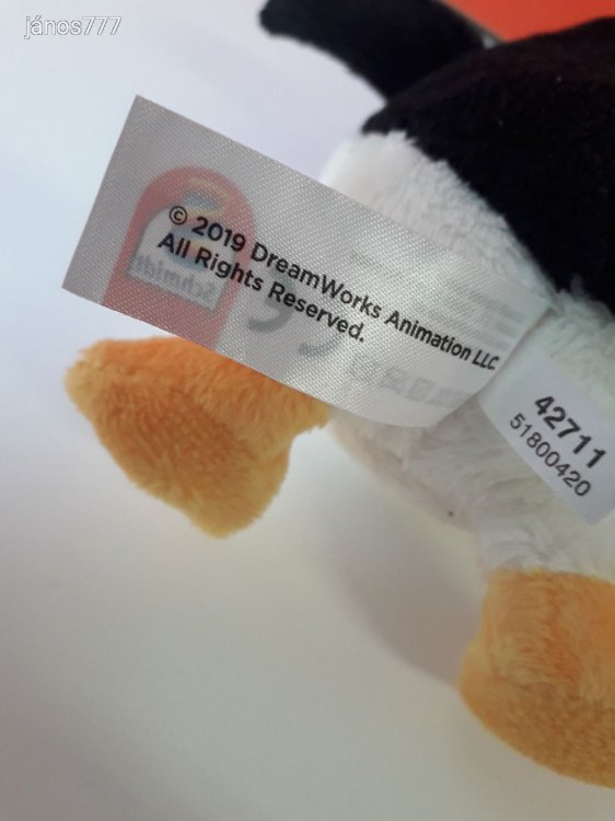 Eredeti Schmidt Madagascar Skipper Madagaszkár pingvinjei KAPITÁNY pingvin plüss kabala figura !!