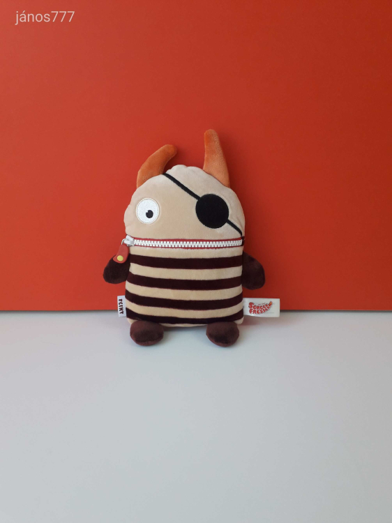 Eredeti Schmidt Gondevő plüss FLINT kalóz GONDEVŐK plüssfigura 25 cm-es kabala figura EXTRA !!