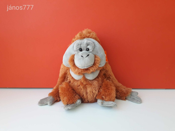 Eredeti Wild Republic orangután MAJOM plüss kabala figura 27 cm-es orángután ! EXTRA ! ÉLETHŰ !!