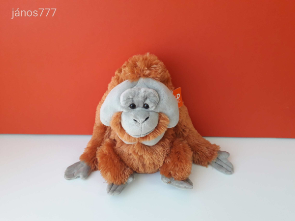 Eredeti Wild Republic orangután MAJOM plüss kabala figura 27 cm-es orángután ! EXTRA ! ÉLETHŰ !!