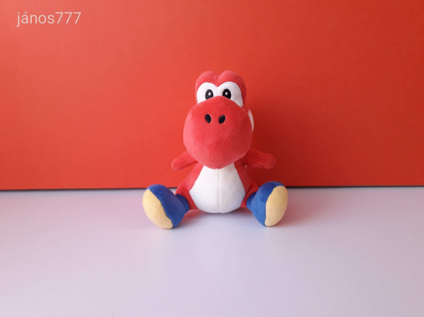 Nintendo SUPER MARIO YOSHI plüssfigura 20 cm-es plüss kabala figura videójáték karakter !