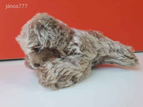 Eredeti STEIFF maci régi antik medve plüss mackó 18 cm-es különlegesség ! EXTRA