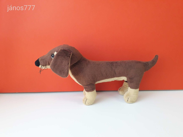 IKEA KUTYA plüss Tacskó 46 cm-es plüss kutyus kabala figura IKEA SMASLUG kutya