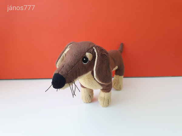 IKEA KUTYA plüss Tacskó 46 cm-es plüss kutyus kabala figura IKEA SMASLUG kutya