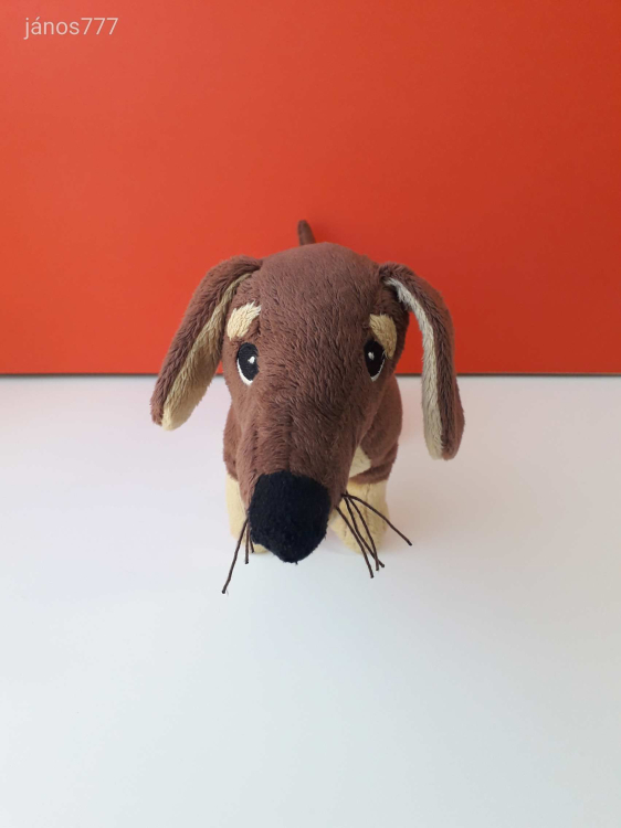IKEA KUTYA plüss Tacskó 46 cm-es plüss kutyus kabala figura IKEA SMASLUG kutya