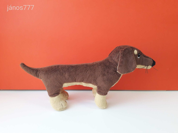 IKEA KUTYA plüss Tacskó 46 cm-es plüss kutyus kabala figura IKEA SMASLUG kutya