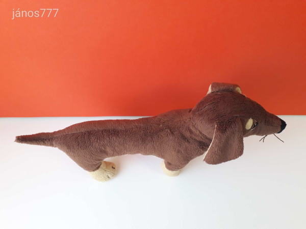 IKEA KUTYA plüss Tacskó 46 cm-es plüss kutyus kabala figura IKEA SMASLUG kutya