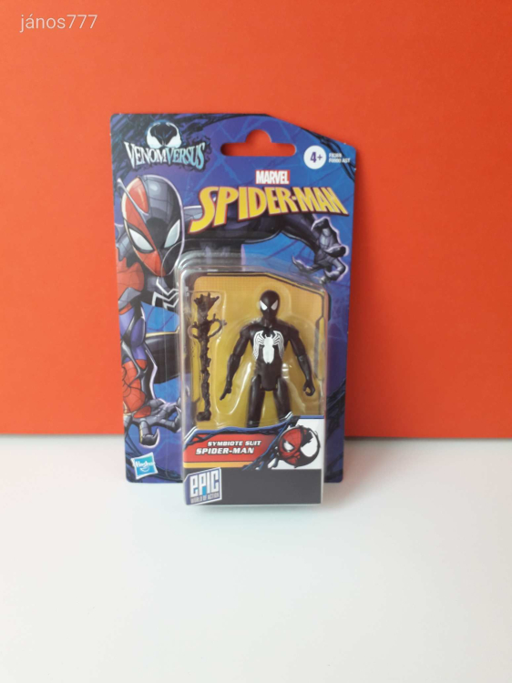 Eredeti Hasbro Marvel VenomVersus Spider-Man Symbiote Suit Spider-Man Pókember akciófigura !!! 10cm