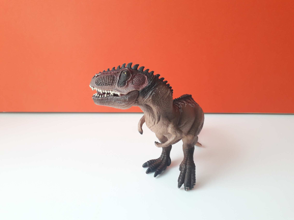 Eredeti Schleich Giganotosaurus dinoszaurusz állatfigura ! 22x16cm ! 2014-es kiadás ! Schleich 15010