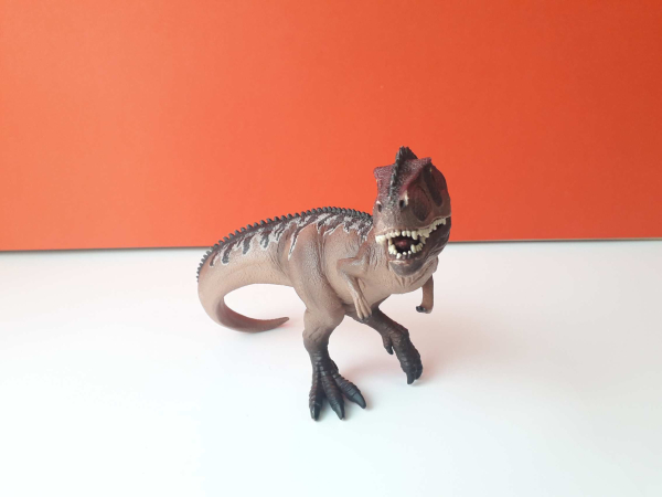 Eredeti Schleich Giganotosaurus dinoszaurusz állatfigura ! 22x16cm ! 2014-es kiadás ! Schleich 15010