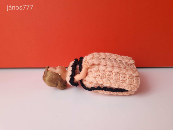 Eredeti olasz BABA retro vintage régi baba 17 cm-es pislogós baba ! EXTRA ! Made in Italy