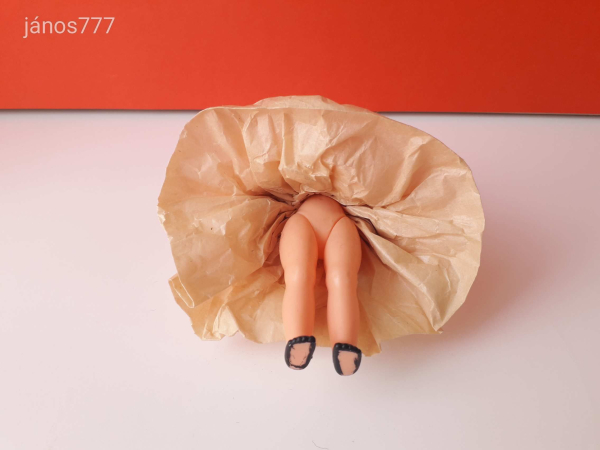 Eredeti olasz BABA retro vintage régi baba 17 cm-es pislogós baba ! EXTRA ! Made in Italy