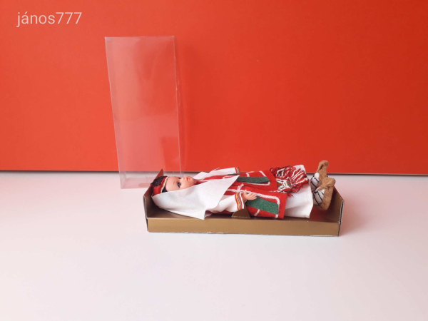 NÉPVISELETI BABA retro régi baba népviseletben 18 cm-es baba ! EXTRA