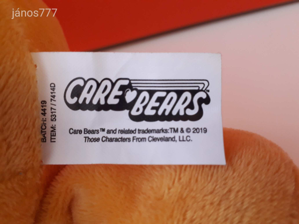 Eredeti Care Bears medve Gondos Bocsok maci mackó 33 cm-es plüss kabala figura !! EXTRA !
