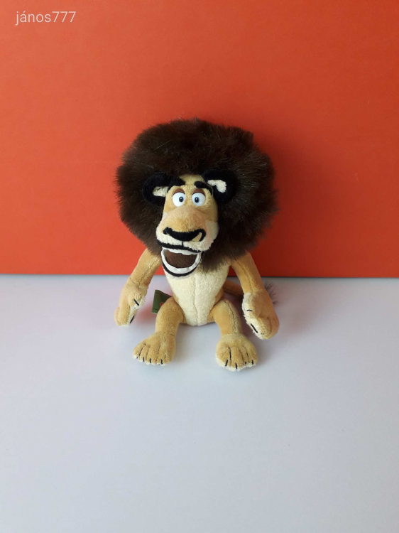 Eredeti Dreamworks Madagascar Alex Madagaszkár oroszlán plüss kabala figura ! EXTRA !!