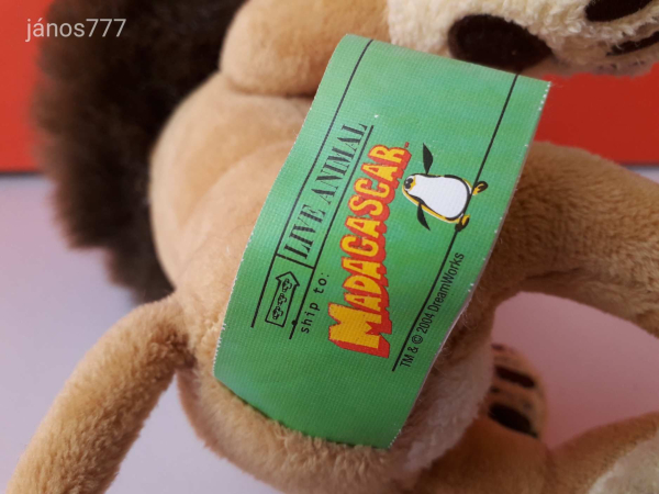 Eredeti Dreamworks Madagascar Alex Madagaszkár oroszlán plüss kabala figura ! EXTRA !!