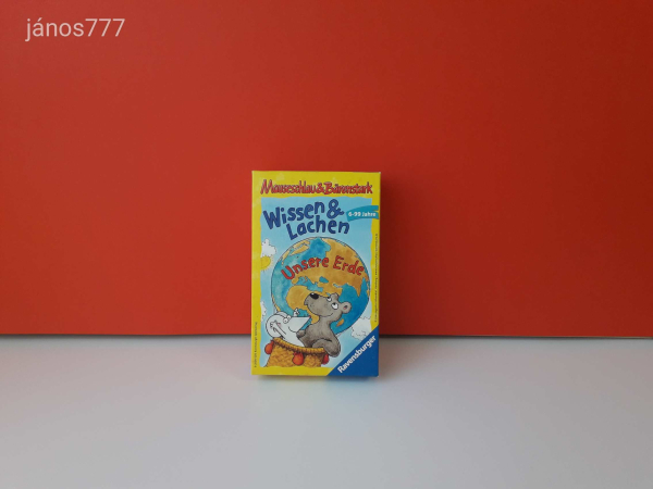 Eredeti Ravensburger Mauseschlau & Bärenstark - Wissen & Lachen Unsere Erde társasjáték !!