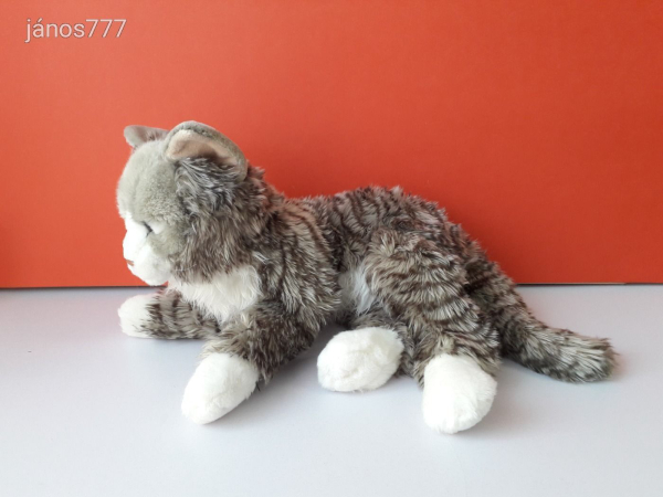 Eredeti Uni Toys LEOSCO CICA plüss 42 cm-es macska kabala figura !! EXTRA !! ÉLETHŰ !!