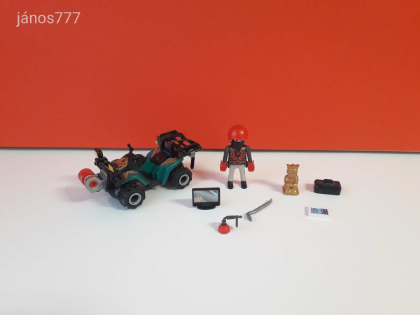 Eredeti Playmobil műkincsrabló quaddal !! Playmobil 6879