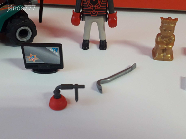Eredeti Playmobil műkincsrabló quaddal !! Playmobil 6879