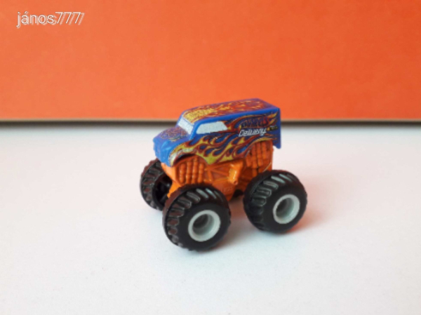 Eredeti Mattel Hot Wheels mini Monster Truck fém kisautó !! 4x3cm