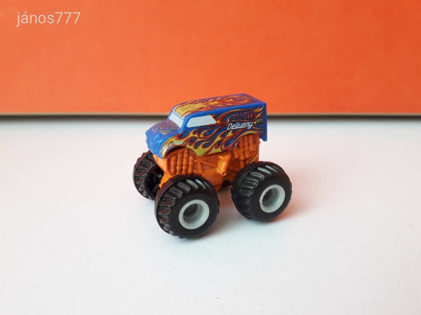 Eredeti Mattel Hot Wheels mini Monster Truck fém kisautó !! 4x3cm