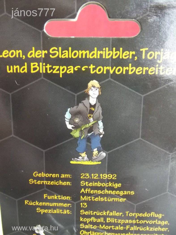 Eredeti Bullyland Die Wilden Kerle Csak az a Foci szereplők !! 5db együtt