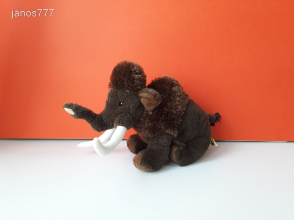 Eredeti Wild Republic MAMUT plüss ritkaság 36 cm-es MAMMUT kabala figura !! EXTRA !!!!