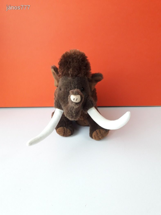 Eredeti Wild Republic MAMUT plüss ritkaság 36 cm-es MAMMUT kabala figura !! EXTRA !!!!