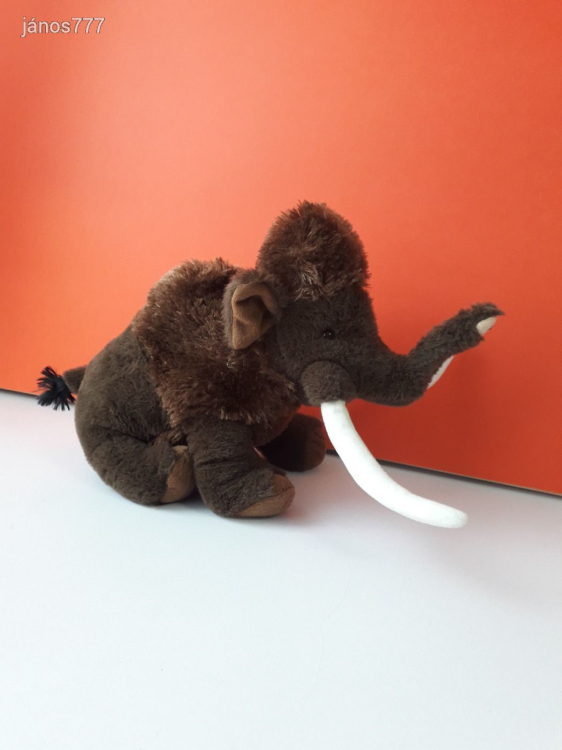 Eredeti Wild Republic MAMUT plüss ritkaság 36 cm-es MAMMUT kabala figura !! EXTRA !!!!