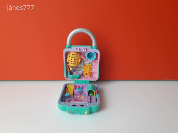 Eredeti Moose Shopkins Secret lock - Polly Pocket szerű játéktér- zárható szelence doboz !!