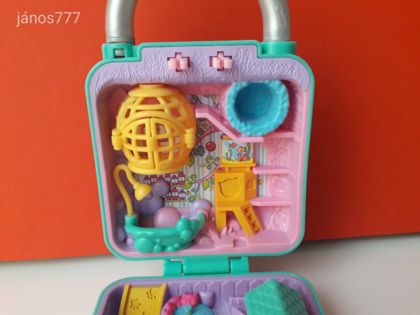 Eredeti Moose Shopkins Secret lock - Polly Pocket szerű játéktér- zárható szelence doboz !!