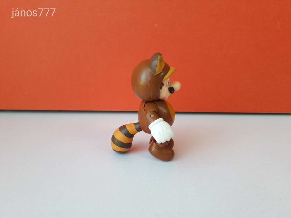 Eredeti Jakks 2015 Nintendo Super Mario Tanooki figura !! 10cm