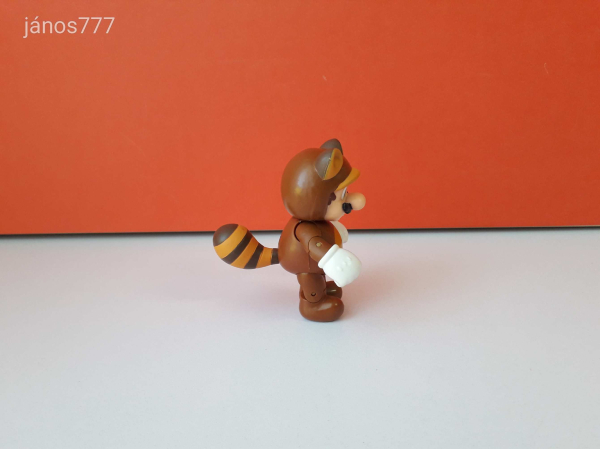 Eredeti Jakks 2015 Nintendo Super Mario Tanooki figura !! 10cm
