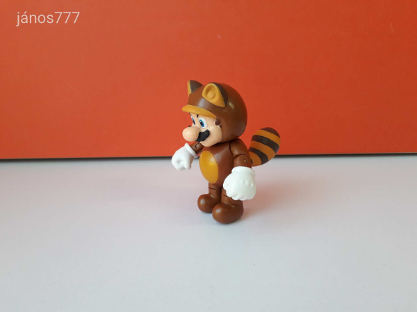 Eredeti Jakks 2015 Nintendo Super Mario Tanooki figura !! 10cm