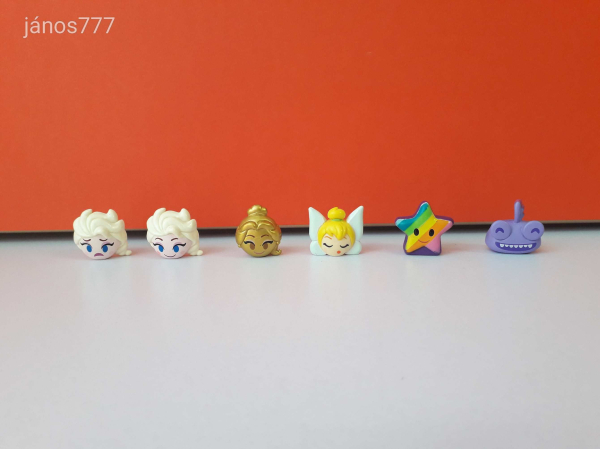 Eredeti Funko Disney mesefigurák Emoji 6db együtt !! Jégvarázs , Szörny Rt , stb ....