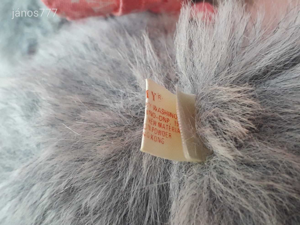 Eredeti NYAMY Monchhichi Moncsicsi szürke Nyamy Moncsi retro kabala figura !! EXTRA !!