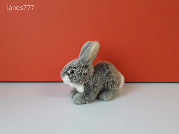 Eredeti Teddy Hermann NYÚL kabala figura 17 cm-es plüss nyuszi ! EXTRA ! ÉLETHŰ !!