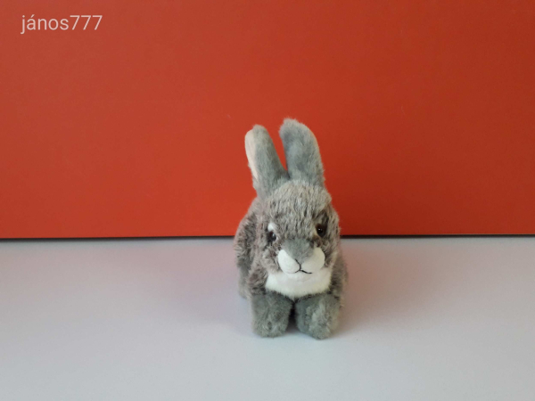 Eredeti Teddy Hermann NYÚL kabala figura 17 cm-es plüss nyuszi ! EXTRA ! ÉLETHŰ !!