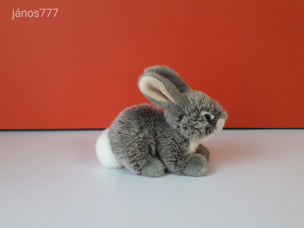 Eredeti Teddy Hermann NYÚL kabala figura 17 cm-es plüss nyuszi ! EXTRA ! ÉLETHŰ !!