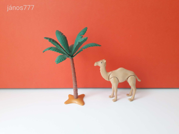 Playmobil teve állatfigura + pálmafa