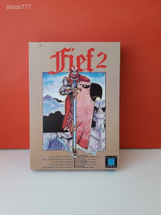 Fief 2 társasjáték eredeti Eurogames kiadás 1989-ből