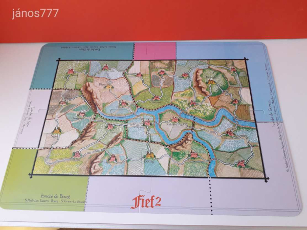 Fief 2 társasjáték eredeti Eurogames kiadás 1989-ből