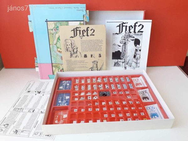 Fief 2 társasjáték eredeti Eurogames kiadás 1989-ből