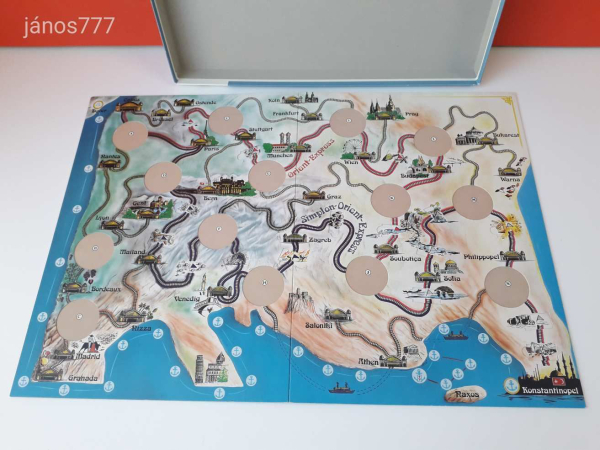 Orient-Express társasjáték eredeti Herder Spiele kiadás 1986-ból
